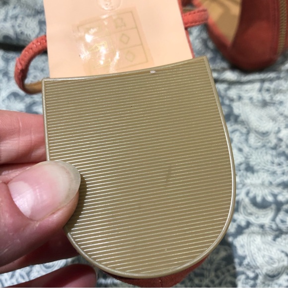 J.Crew factory coral strappy sandals 9 - Picture 2 of 4